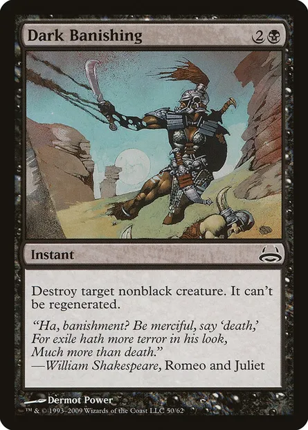 Dark Banishing, Magic card DDC 50 — Duel Decks: Divine vs. Demonic set