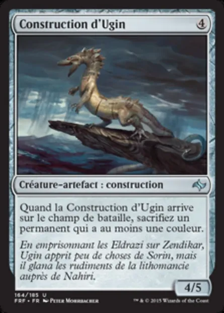 Construction d'Ugin, carte Magic FRF 164 — extension Destin reforgé