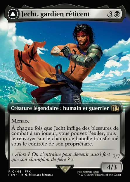 Jecht, Reluctant Guardian // Braska's Final Aeon, carte Magic FIN 448 — extension Final Fantasy