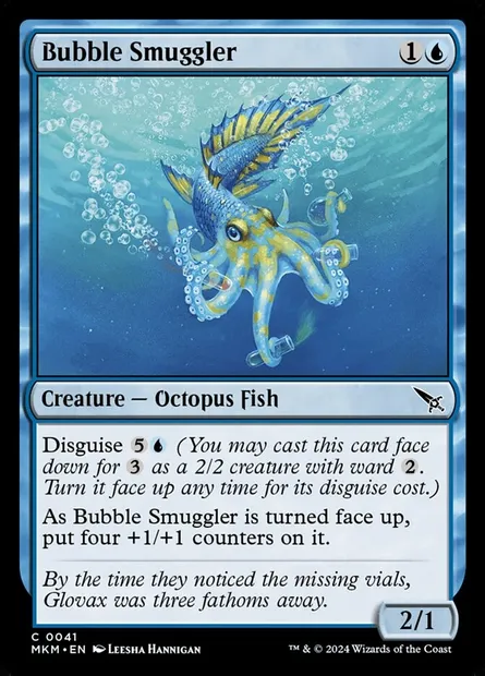 Bubble Smuggler, Magic card MKM 41 — Murders at Karlov Manor set