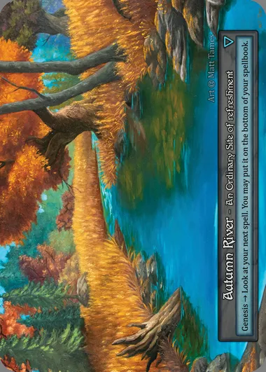 Autumn River, carte Sorcery ALP 346 — extension Alpha