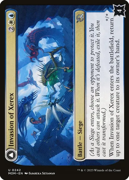 Invasion of Xerex // Vertex Paladin, Magic card MOM 242 — March of the Machine set
