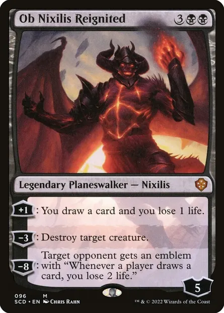 Ob Nixilis ravivé, carte Magic SCD 96 — extension Starter Commander Decks