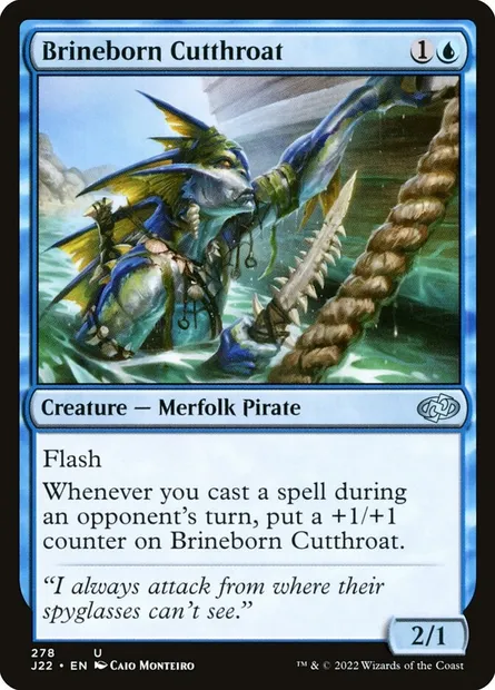 Brineborn Cutthroat, Magic card J22 278 — Jumpstart 2022 set