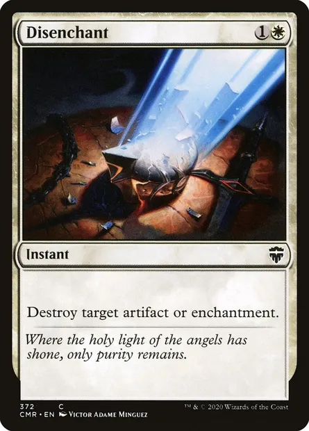 Disenchant, Magic card CMR 372 — Commander Legends set