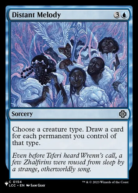 Distant Melody, Magic card PLST LCC-154 — The List set