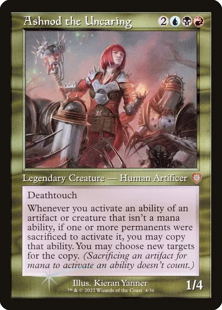 Ashnod the Uncaring, Magic card BRC 4 — The Brothers' War Commander set