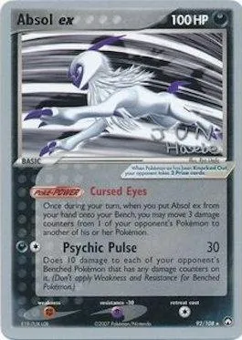 Absol ex, Pokémon card WCD07 092-2 — World Championship Decks 2007 set