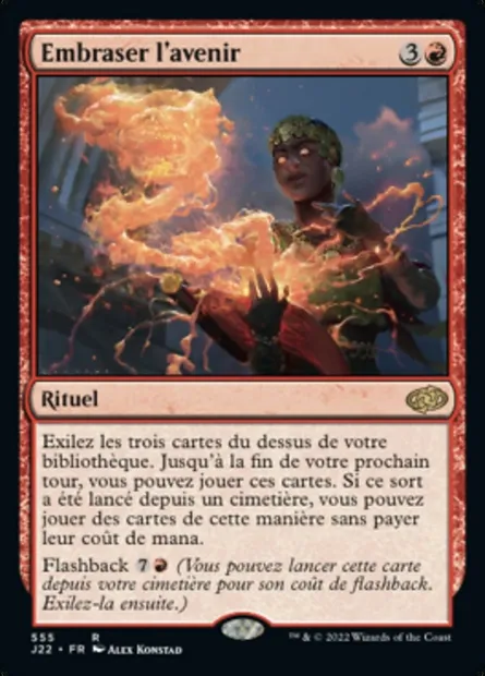 Embraser l'avenir, carte Magic J22 555 — extension Jumpstart 2022