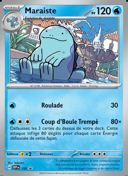 Maraiste, carte Pokémon PR-SV 156 — extension SVP Black Star Promos