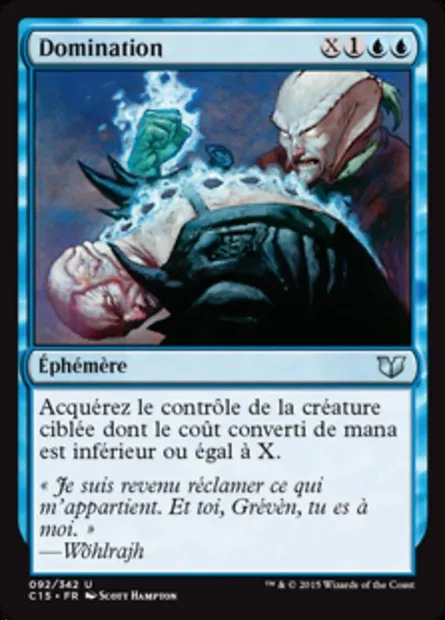 Domination, carte Magic C15 92 — extension Commander 2015