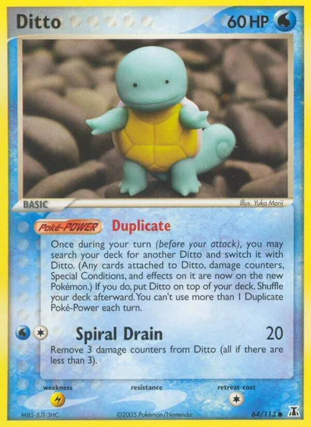 Ditto, Pokémon card DS 64 — Delta Species set