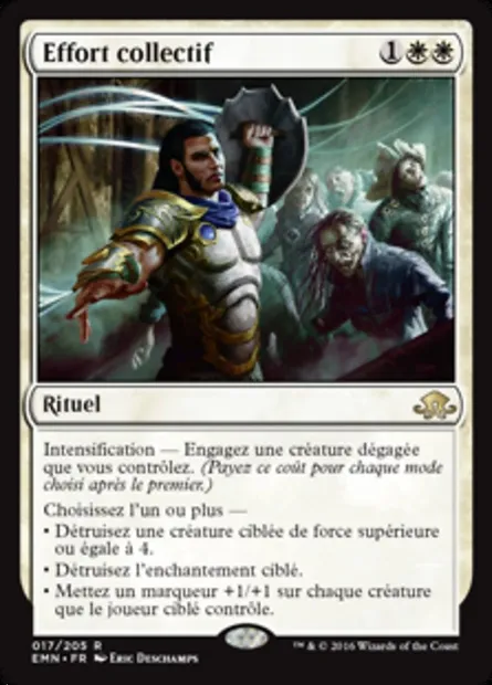 Effort collectif, carte Magic EMN 17 — extension La lune hermétique
