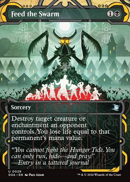 Feed the Swarm, Magic card SOA 29 — Secrets of Strixhaven Mystical Archive set