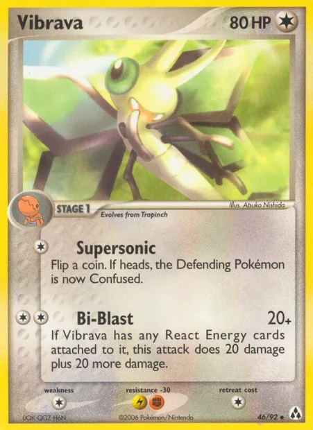 Vibrava, Pokémon card LM 46 — Legend Maker set
