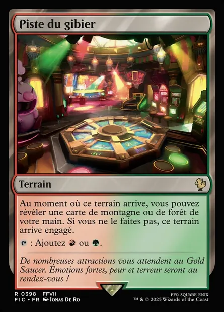 Piste du gibier, carte Magic FIC 398 — extension Final Fantasy Commander