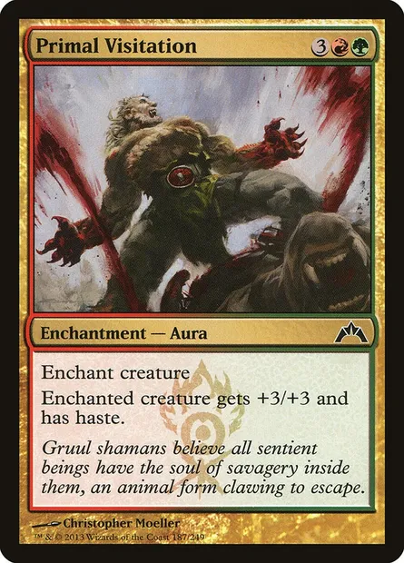 Primal Visitation, Magic card GTC 187 — Gatecrash set