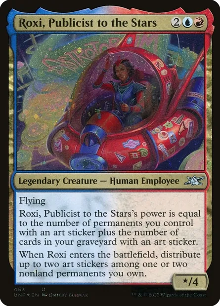 Roxi, Publicist to the Stars, Magic card UNF 463 — Unfinity set
