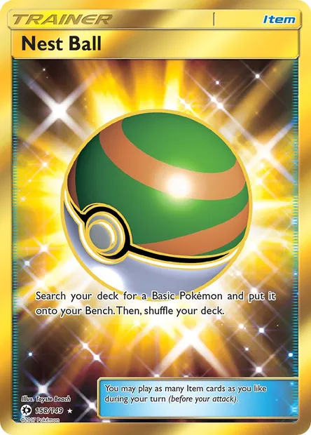 Nest Ball, Pokémon card SUM 158 — Sun & Moon set