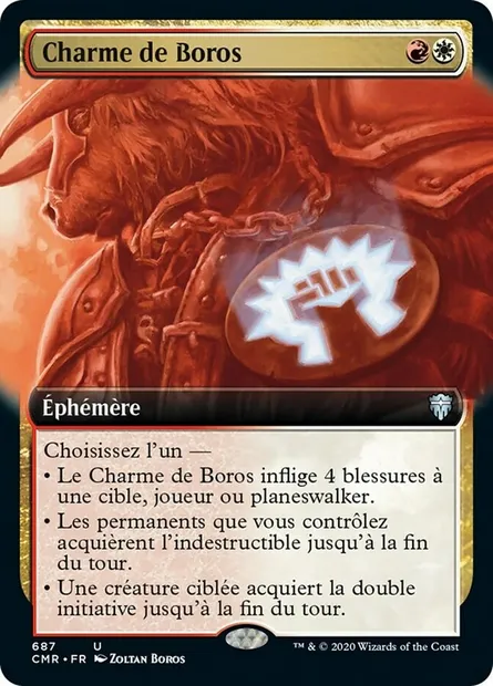 Charme de Boros, carte Magic CMR 687 — extension Commander Legends