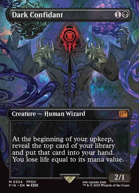 Dark Confidant, Magic card FIN 334 — Final Fantasy set