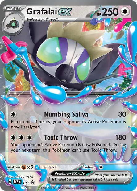 Grafaiai ex, Pokémon card PR-SV 100 — SVP Black Star Promos set
