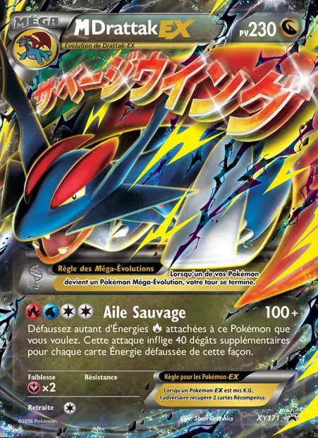 M-Drattak-EX, carte Pokémon XY 171 — extension Promo XY