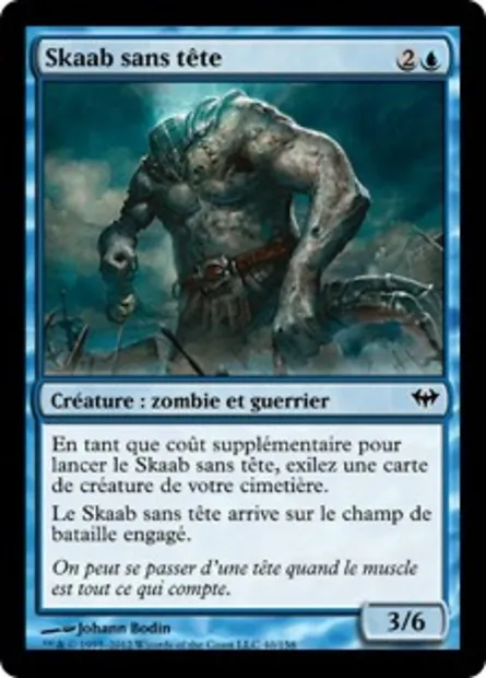 Skaab sans tête, carte Magic DKA 40 — extension Obscure Ascension