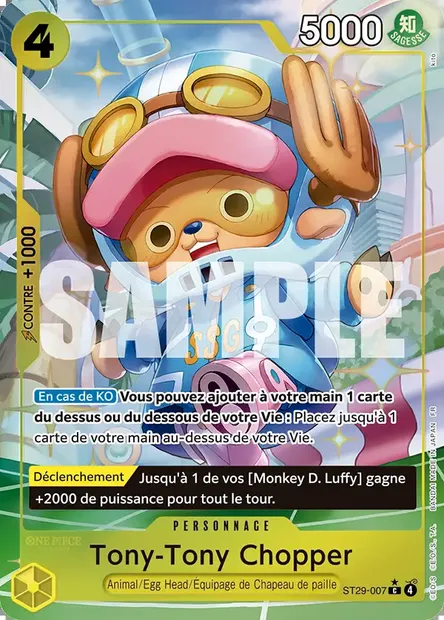 Tony-Tony Chopper, carte One Piece ST29-007 — extension EGG HEAD