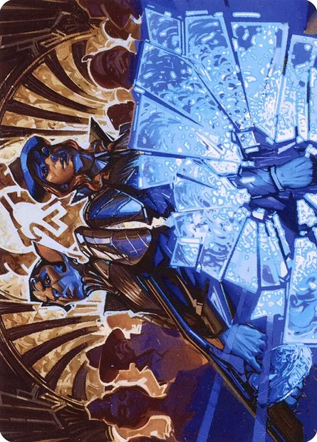 Contractual Safeguard // Contractual Safeguard, carte Magic ASNC 50 — extension New Capenna Art Series