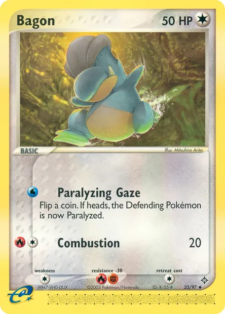 Bagon, Pokémon card DR 23 — Dragon set
