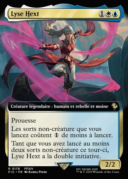 Lyse Hext, carte Magic FIC 178 — extension Final Fantasy Commander