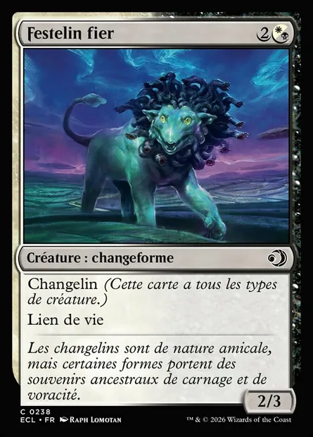Festelin fier, carte Magic ECL 238 — extension Lorwyn Eclipsed