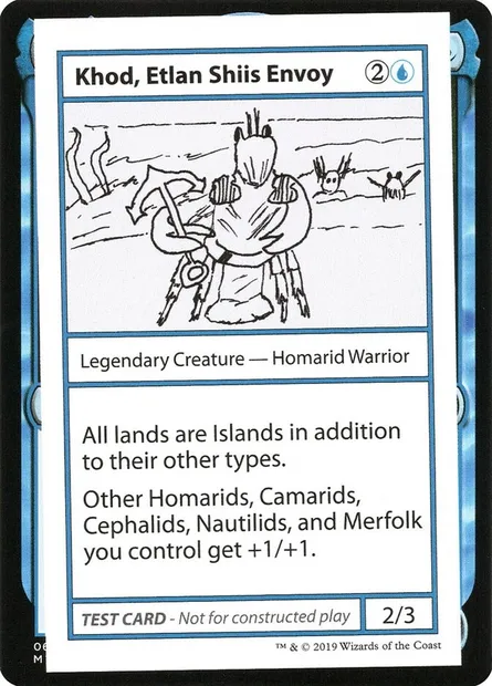 Khod, Etlan Shiis Envoy, Magic card CMB2 24 — Mystery Booster Playtest Cards 2021 set