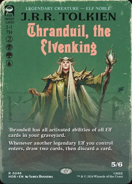 Thranduil, the Elvenking, Magic card HOB 246 — The Hobbit set