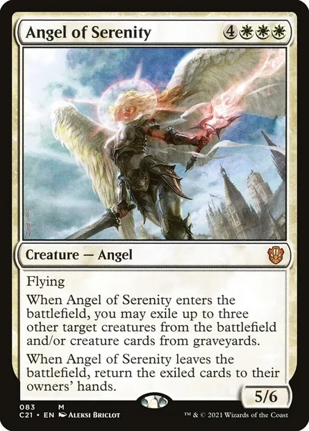 Angel of Serenity, Magic card C21 83 — Commander 2021 set