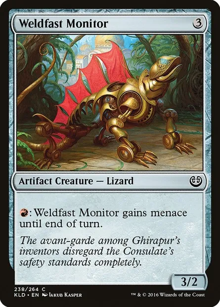 Weldfast Monitor, Magic card KLD 238 — Kaladesh set