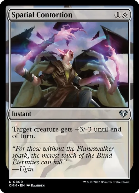 Spatial Contortion, Magic card CMM 809 — Commander Masters set