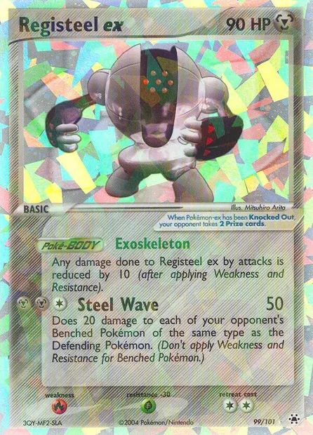 Registeel ex, Pokémon card HL 99 — Hidden Legends set