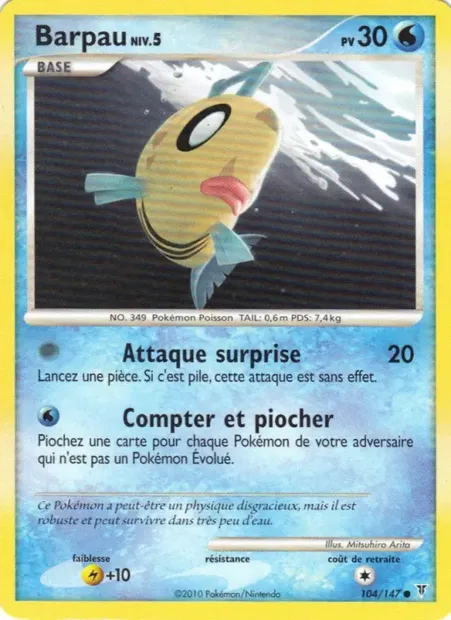 Barpau, carte Pokémon SV 104 — extension Vainqueurs Suprêmes