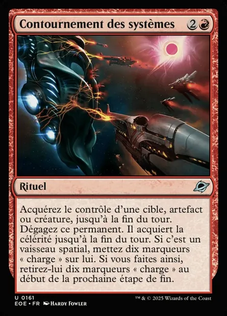 Contournement des systèmes, carte Magic EOE 161 — extension Edge of Eternities