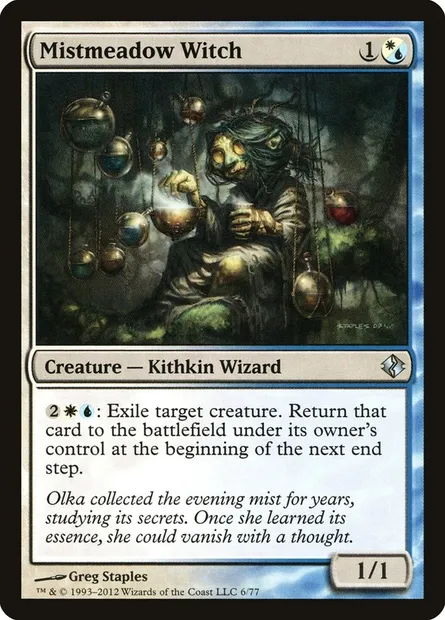 Mistmeadow Witch, Magic card DDI 6 — Duel Decks: Venser vs. Koth set