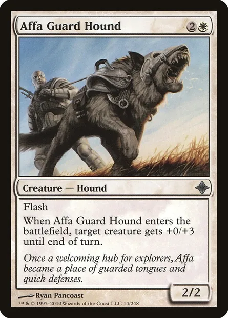 Affa Guard Hound, Magic card ROE 14 — Rise of the Eldrazi set