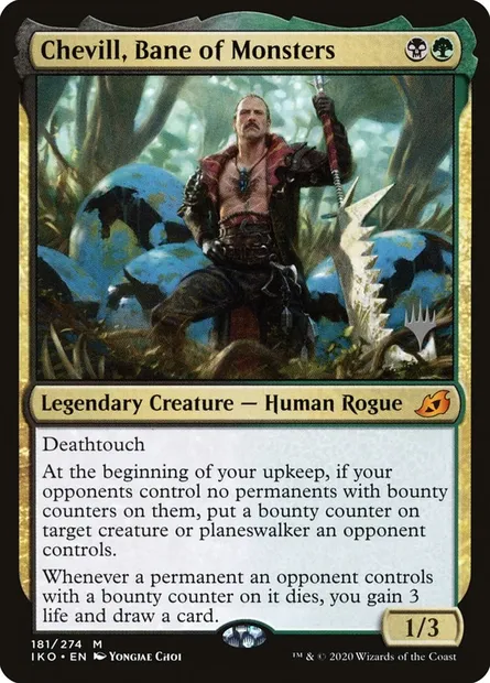 Chévill, fléau des monstres, carte Magic PIKO 181p — extension Ikoria: Lair of Behemoths Promos