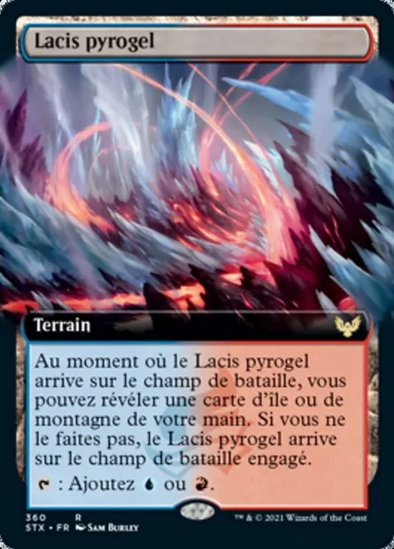 Lacis pyrogel, carte Magic STX 360 — extension Strixhaven: l'Académie des Mages