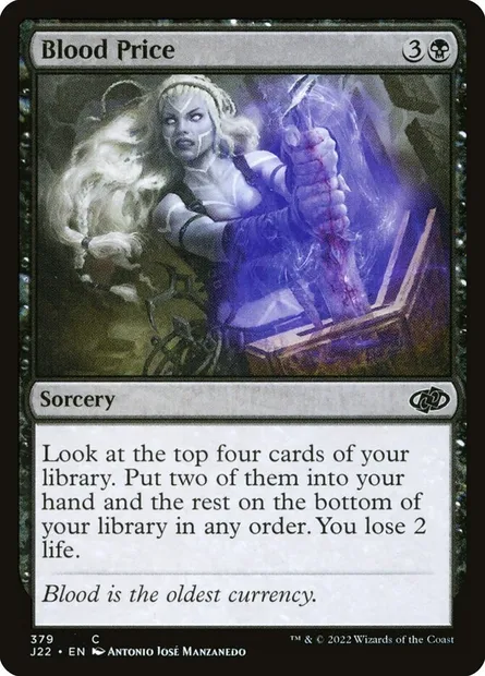 Blood Price, Magic card J22 379 — Jumpstart 2022 set