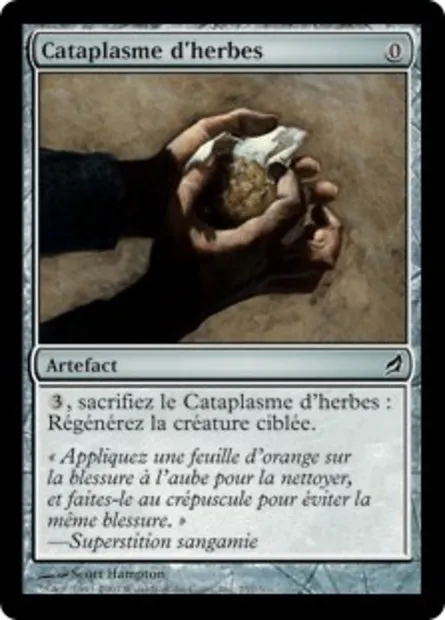 Cataplasme d'herbes, carte Magic LRW 257 — extension Lorwyn