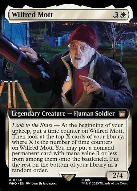 Wilfred Mott, Magic card WHO 350 — Doctor Who set