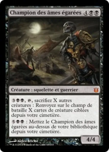 Champion des âmes égarées, carte Magic BNG 63 — extension Créations divines
