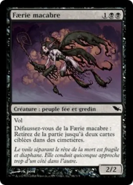 Faerie macabre, carte Magic SHM 66 — extension Sombrelande